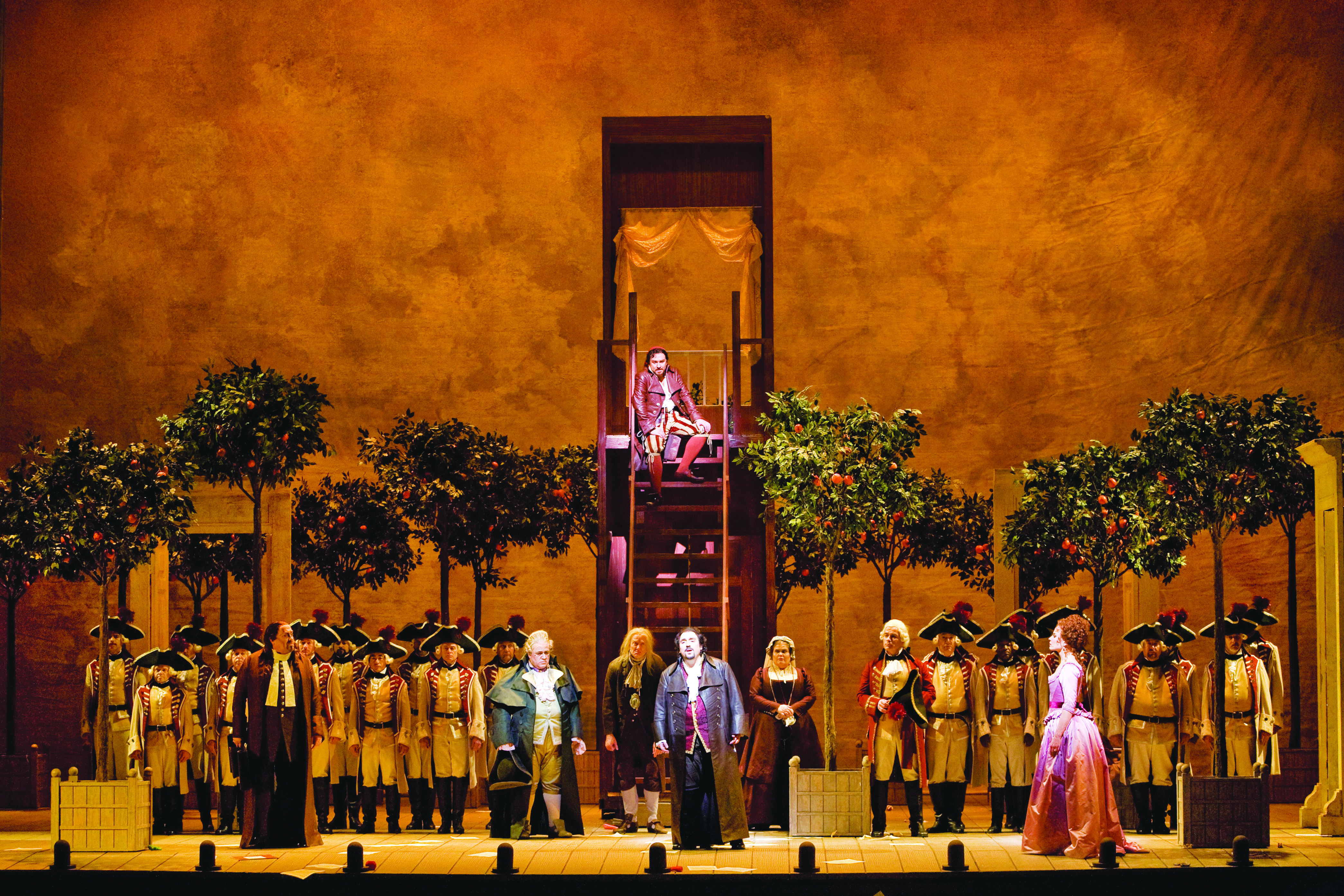 A scene from Il Barbiere di Siviglia Photo Marty Sohl Met Opera