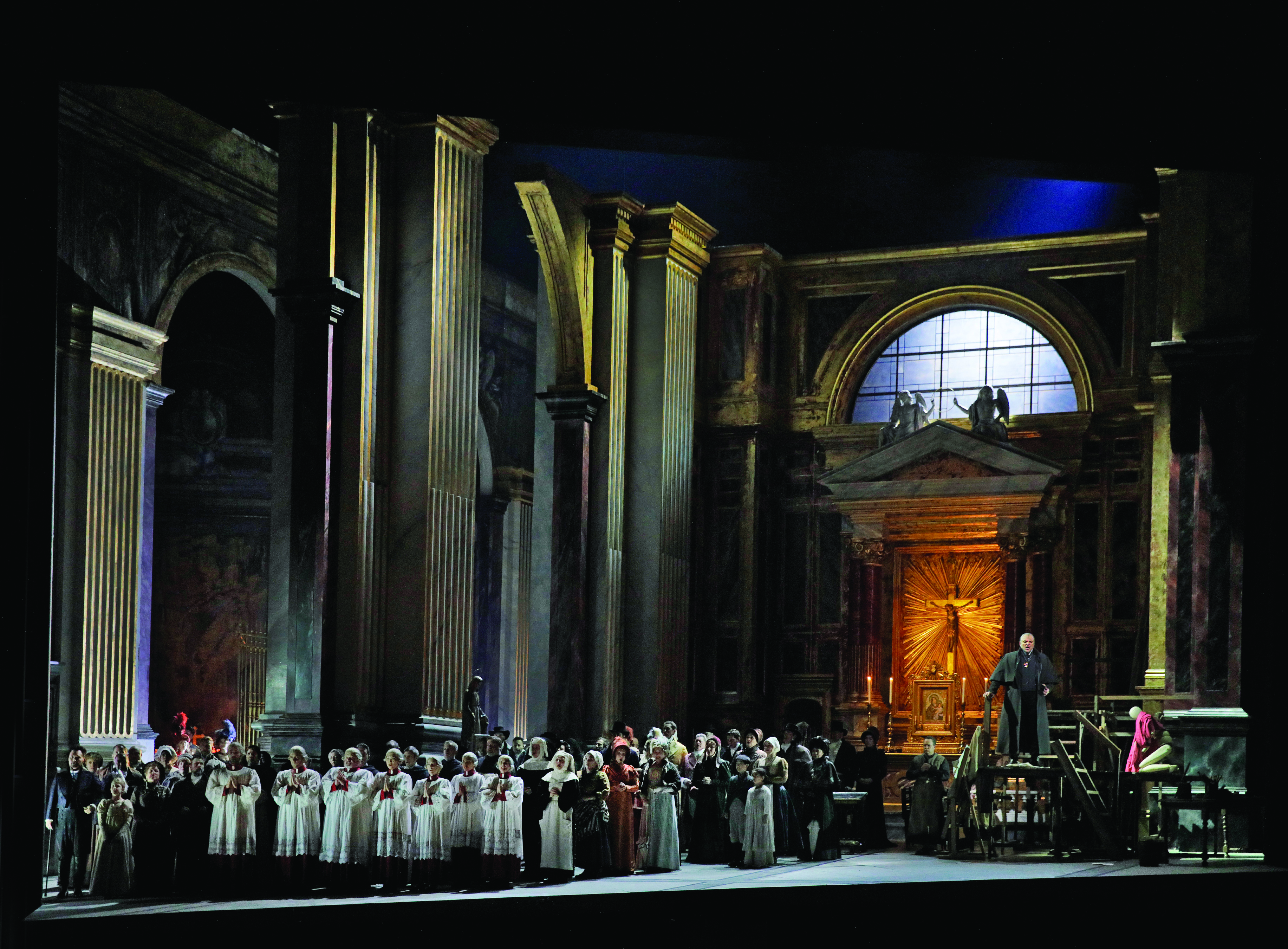 A scene from Tosca Photo Ken Howard Met Opera